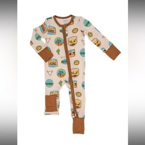 NWT Angel Dear 2-way Zipper ROMPER 3-6M National Parks Patches Southwest